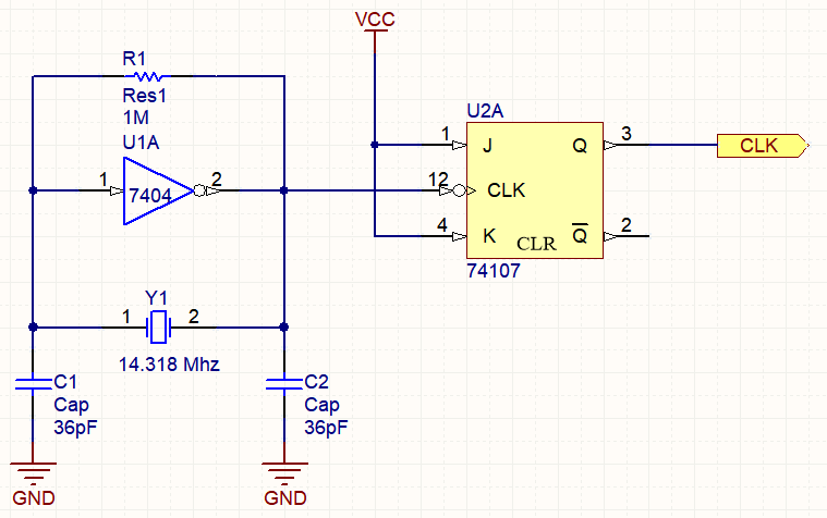 Clock diagram