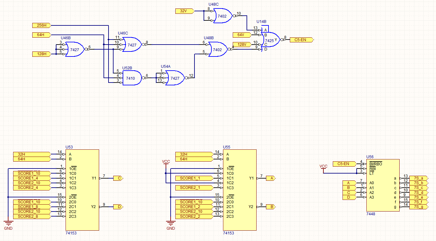 Score Display Diagram